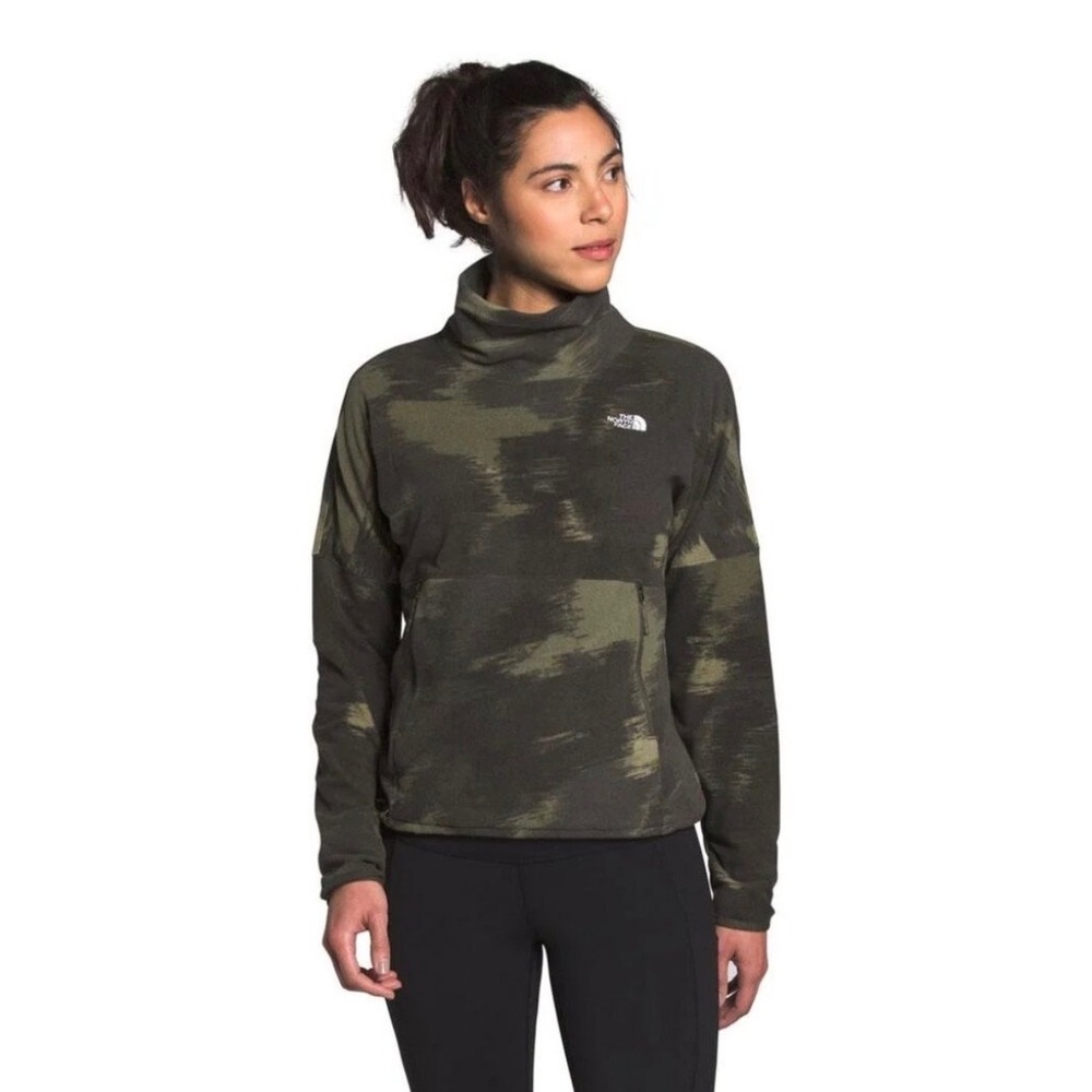 The North Face TKA Glacier Funnel-Neck Pullover Fleece Top Women's Small
